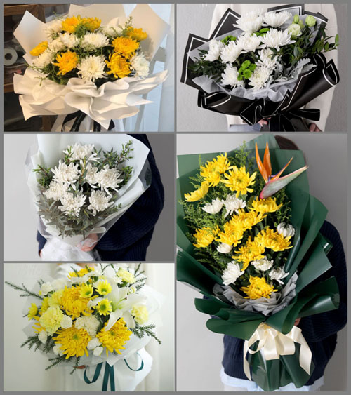 广东梅州市梅县区南口镇白事花束代送